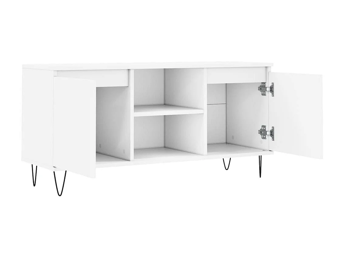 Móvel de TV 104x35x50 cm derivados de madeira branco