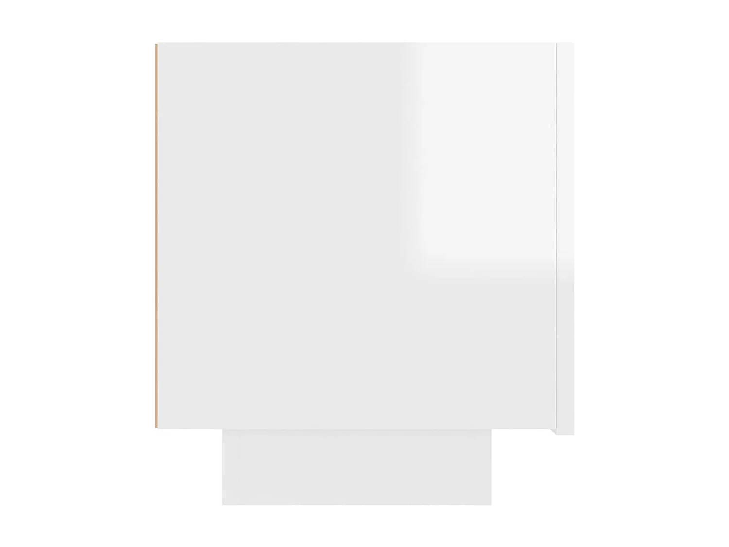 Tv-meubel 100x35x40 cm bewerkt hout hoogglans wit