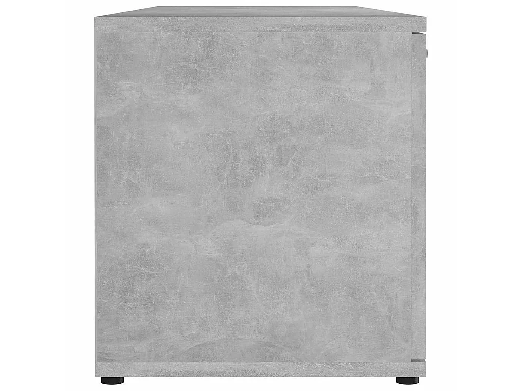 Móvel de TV 120x34x37 cm derivados de madeira cinzento cimento
