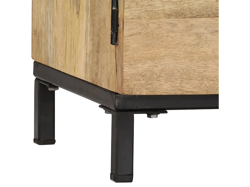 Meuble TV 145x30x41 cm Bois massif de manguier