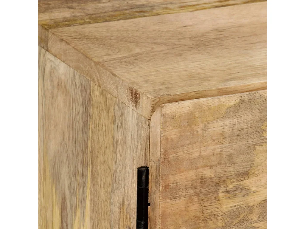 Meuble TV 145x30x41 cm Bois massif de manguier