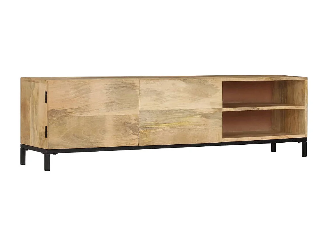 Tv-meubel 145x30x41 cm massief mangohout