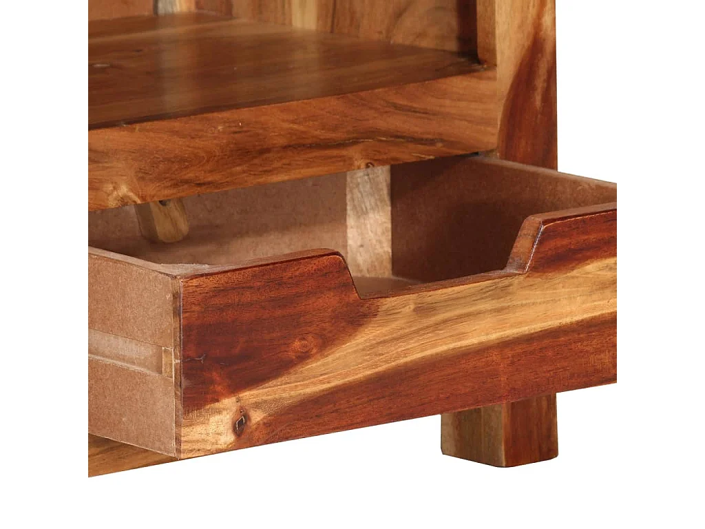 TV-Schrank 110x30x40 cm Massivholz Akazie