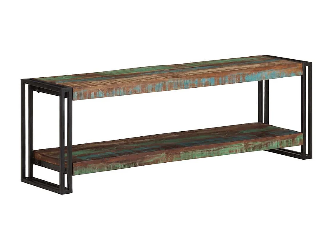 Meuble TV 120x30x40 cm Bois de récupération massif
