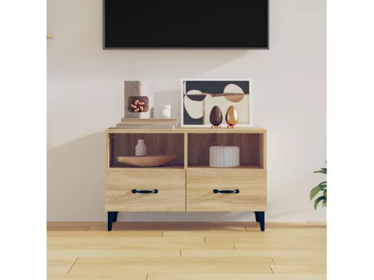 Kauf Unique TV-Schrank Sonoma-Eiche 80x36x50 cm Holzwerkstoff