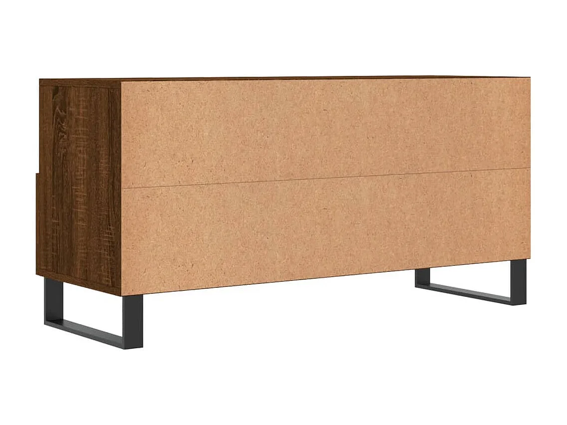 Móvel de TV 102x36x50 cm derivados de madeira carvalho castanho