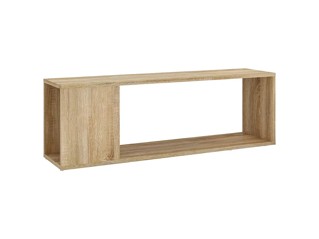 Tv-meubel 100x24x32 cm bewerkt hout sonoma eikenkleurig