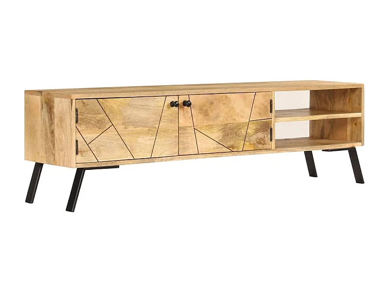 TV-Schrank Massivholz Mango 140x30x40 cm