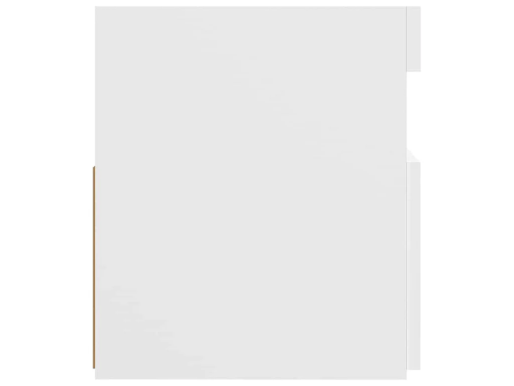 Meuble TV avec lumières LED blanc 120x35x40 cm