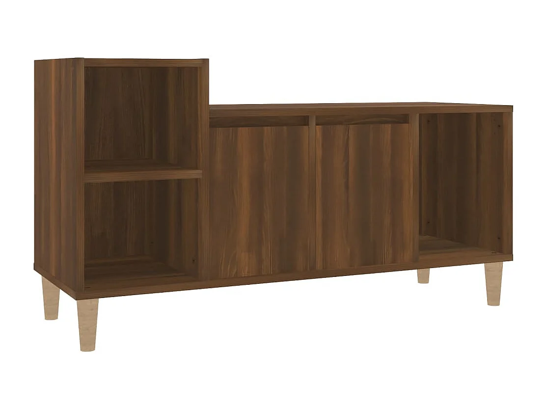 Móvel TV 100x35x55 cm madeira processada cor carvalho castanho