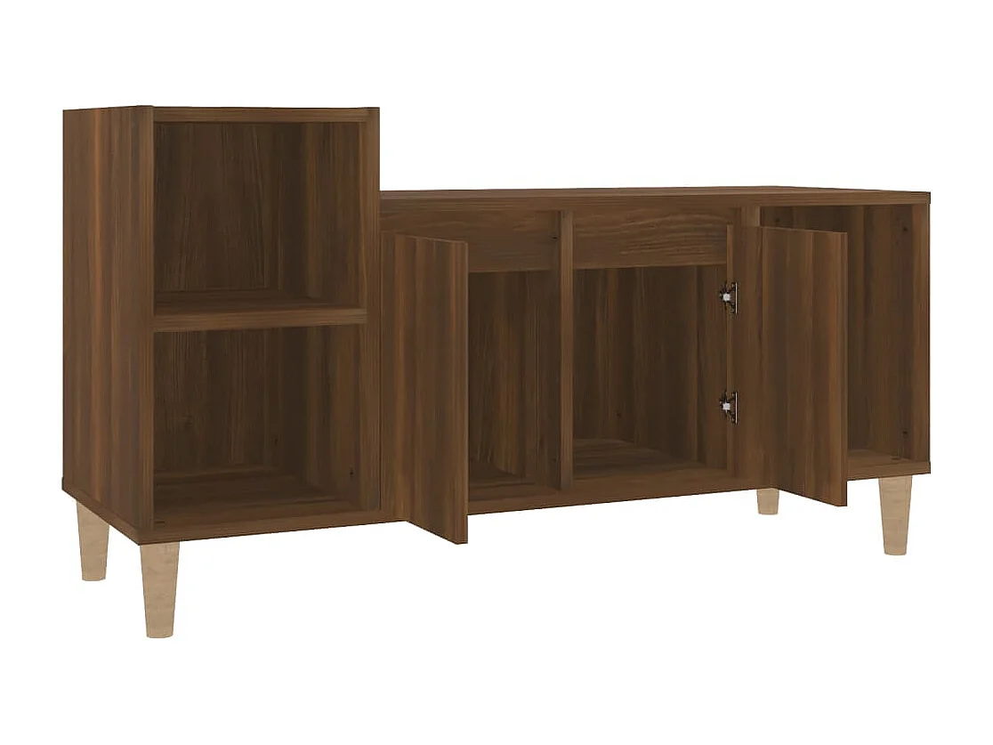 Móvel TV 100x35x55 cm madeira processada cor carvalho castanho