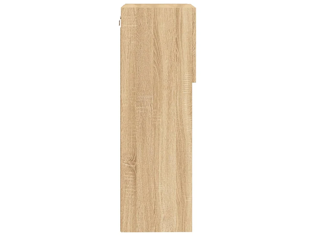 Muebles de TV con luces LED 2 uds roble Sonoma 40,5x30x90 cm