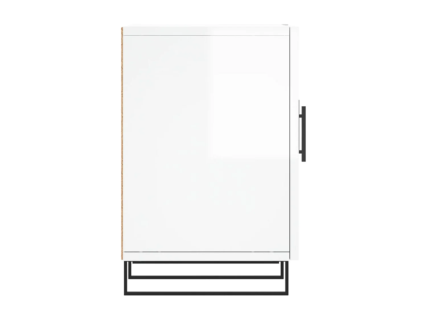 TV-Schrank Hochglanz-Weiß 150x30x50 cm Holzwerkstoff