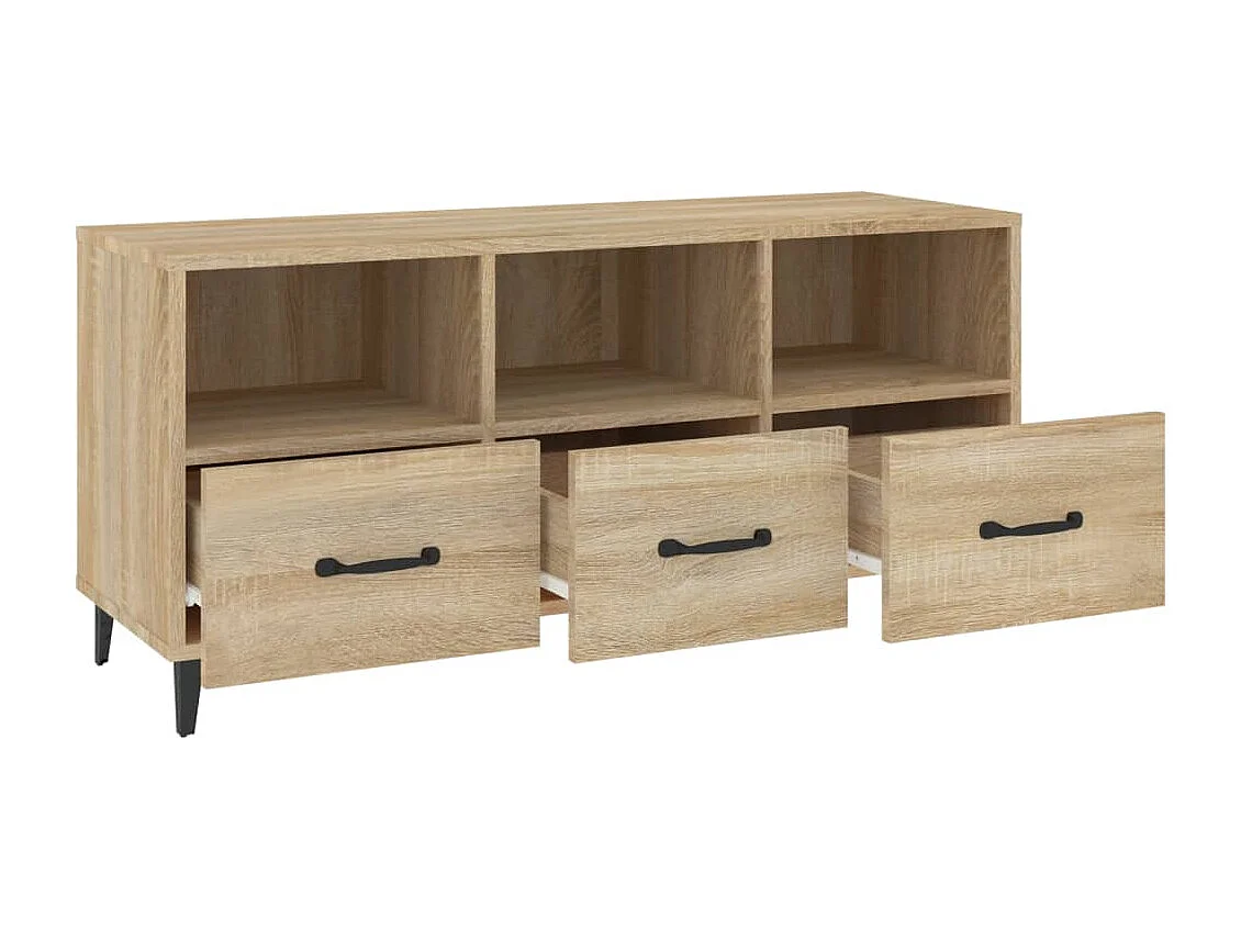 TV-Schrank Sonoma-Eiche 102x35x50 cm Holzwerkstoff