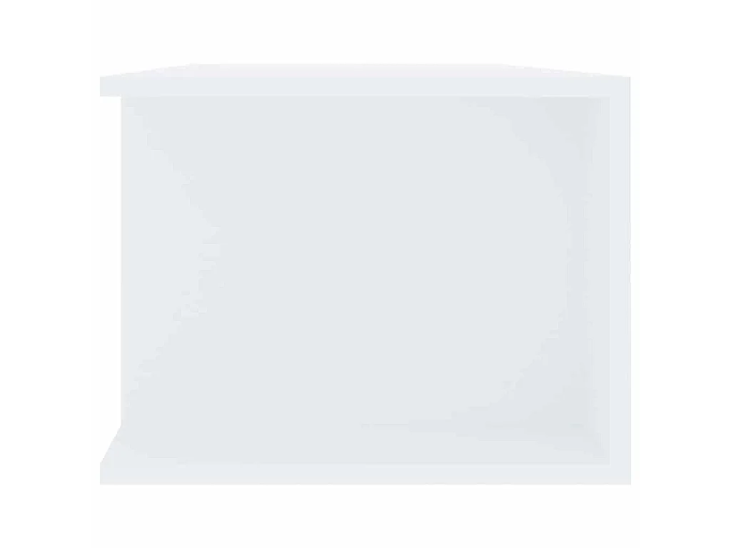 Meuble TV avec lumières LED blanc 135x39x30 cm