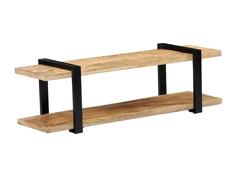 TV-Regal 130x40x40 cm Massivholz Mango