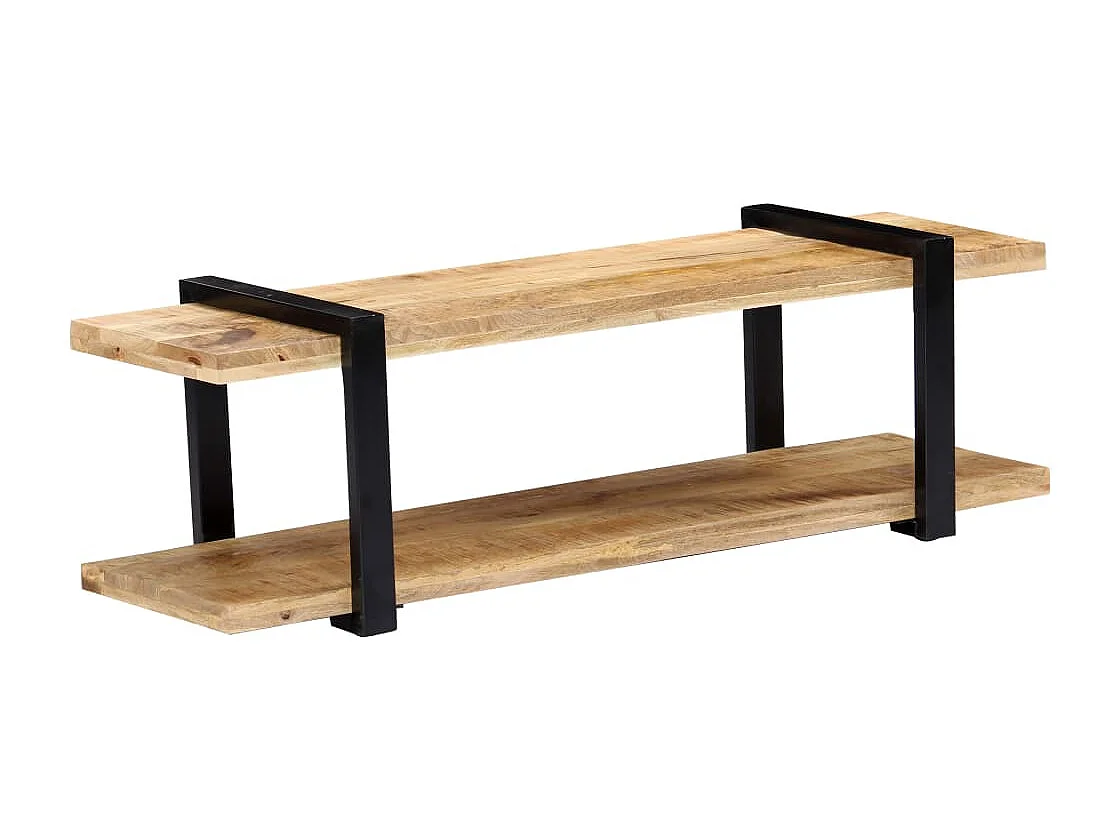 Meuble TV 247885 cm Bois de manguier massif
