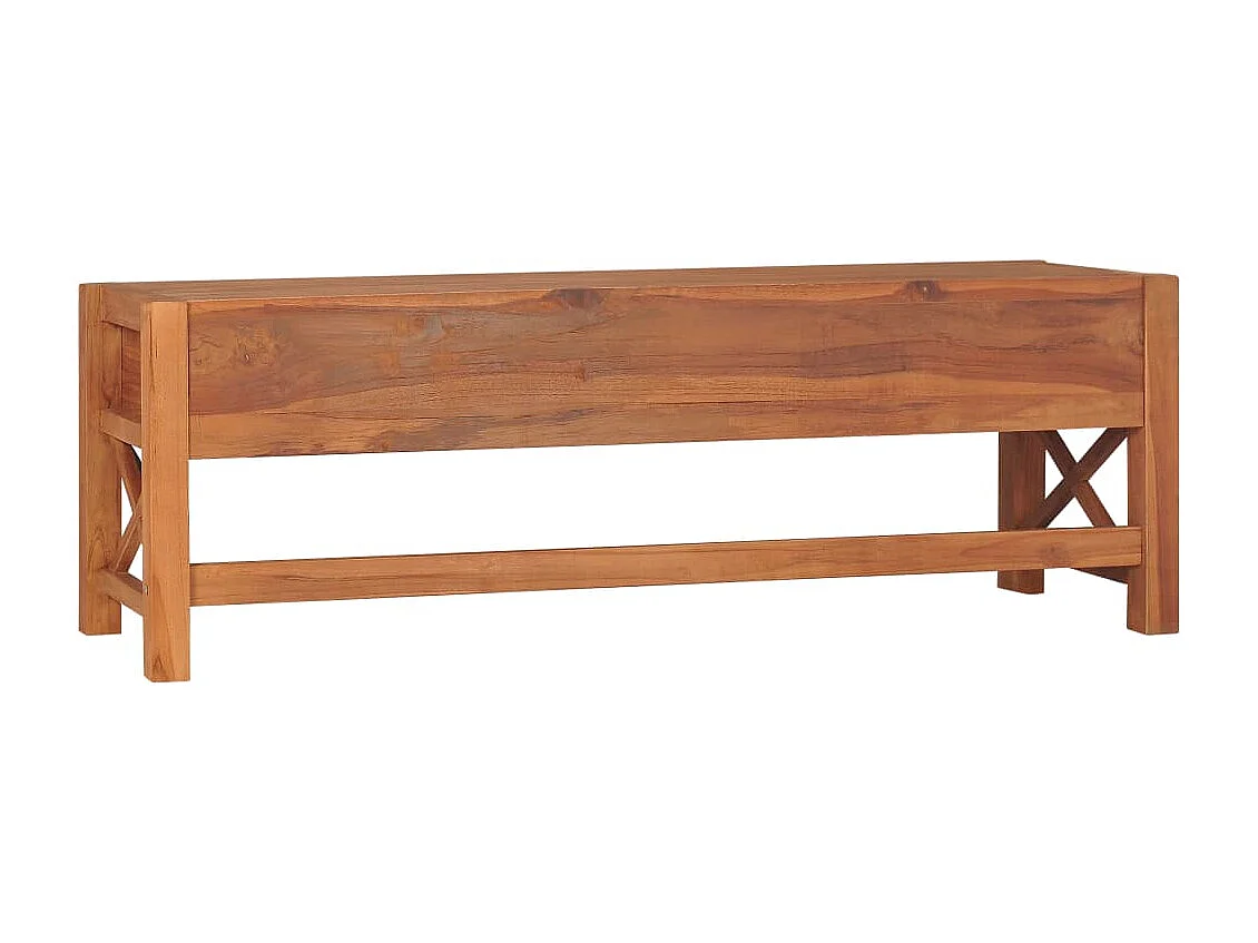 Meuble TV 140x40x45 cm Bois de teck