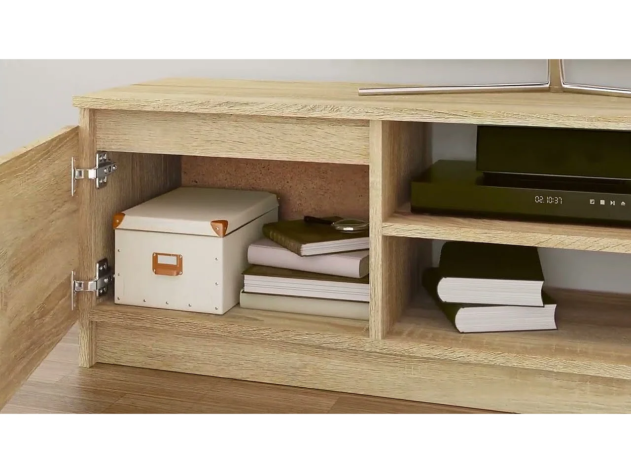 Meuble TV Chêne sonoma 120x30x35,5 cm Bois d’ingénierie