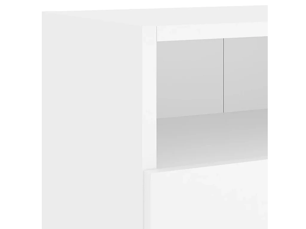 Tv-wandmeubels 2 st 100x30x30 cm bewerkt hout wit