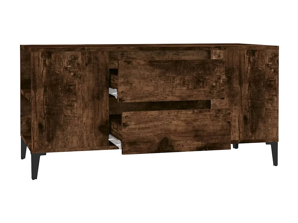 TV-Schrank Räuchereiche 102x44,5x50 cm Holzwerkstoff