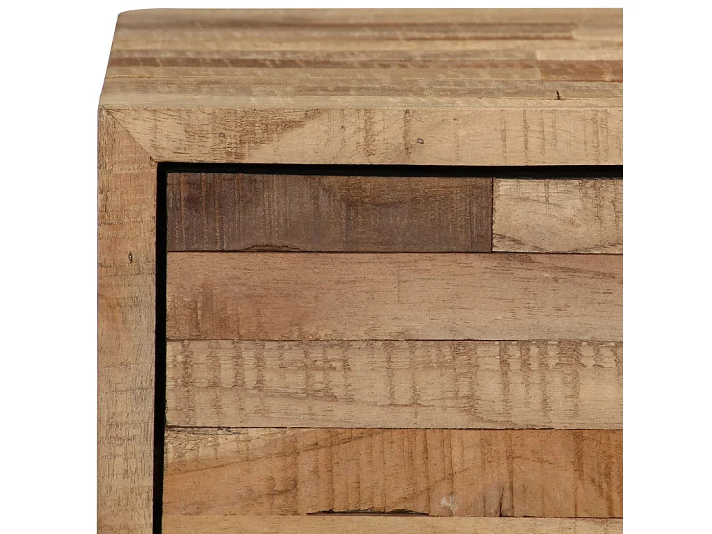 Meuble TV Bois de teck recyclé 90 x 30 x 55 cm