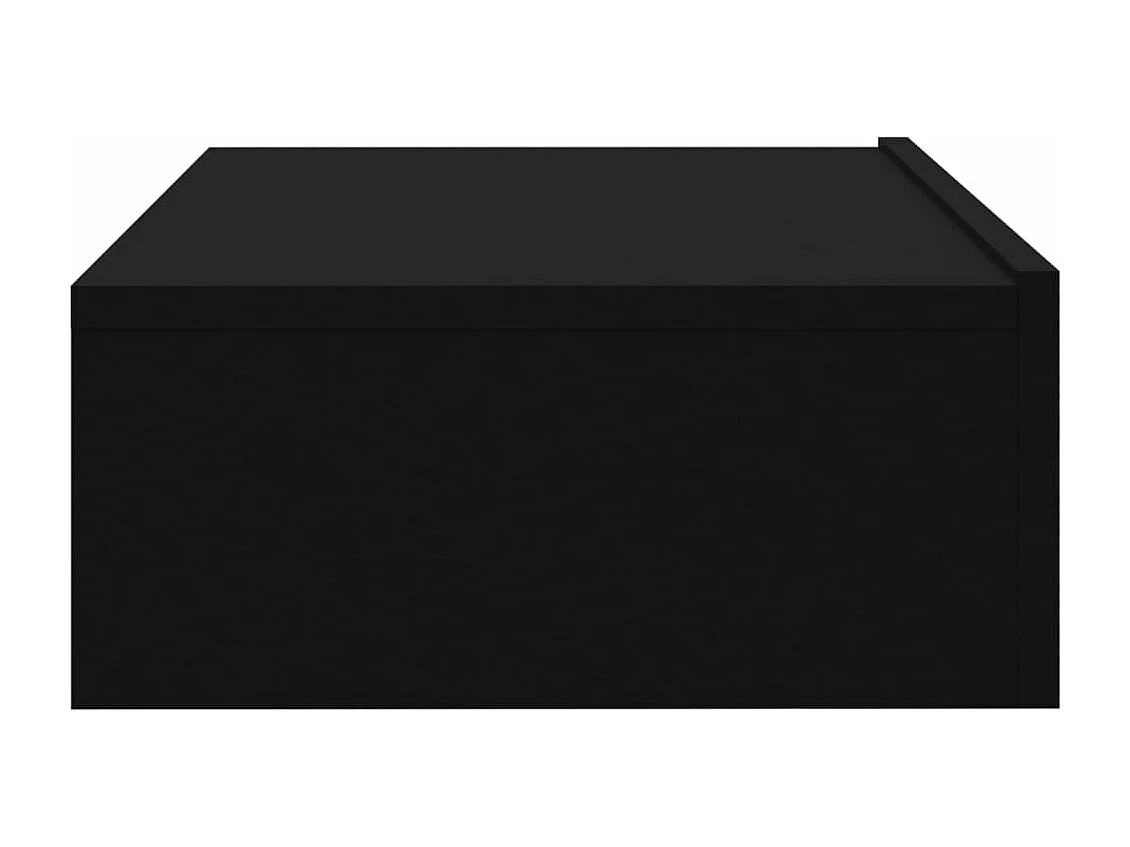 Móvel de TV com luzes LED 60x35x15,5 cm preto
