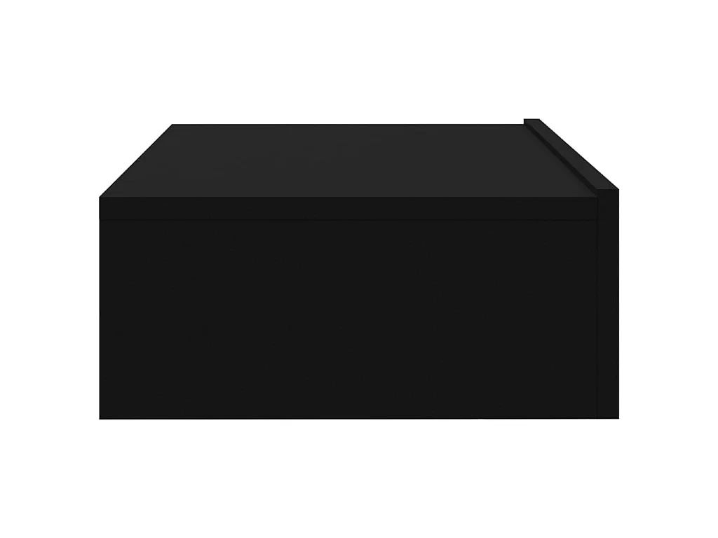 Mueble de TV con luces LED negro 60x35x15,5 cm