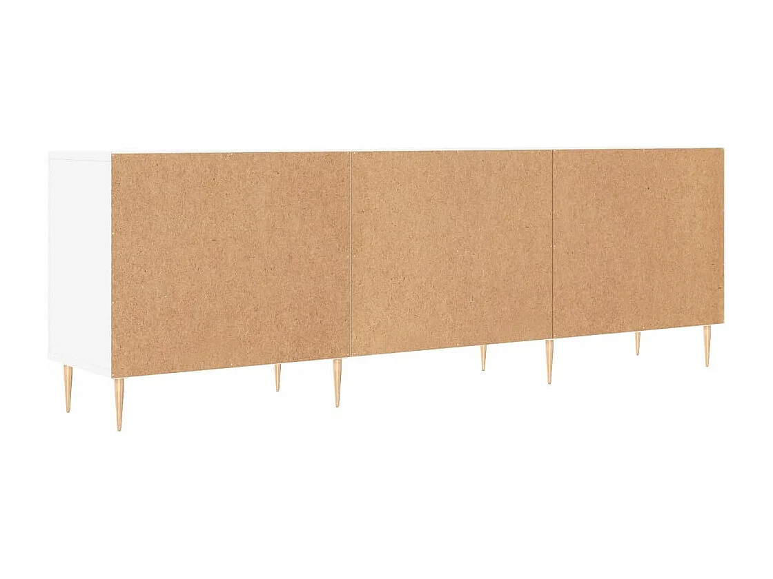 Mueble para TV madera de ingeniería blanco 150x30x50 cm