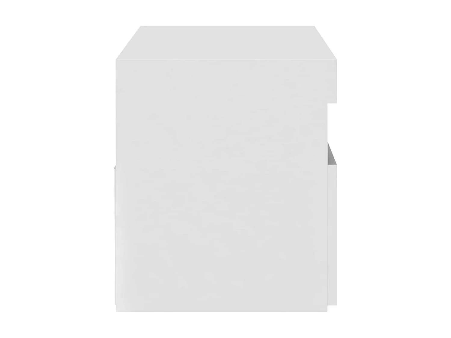 TV-Schrank mit LED-Leuchten Weiß 75x35x40 cm