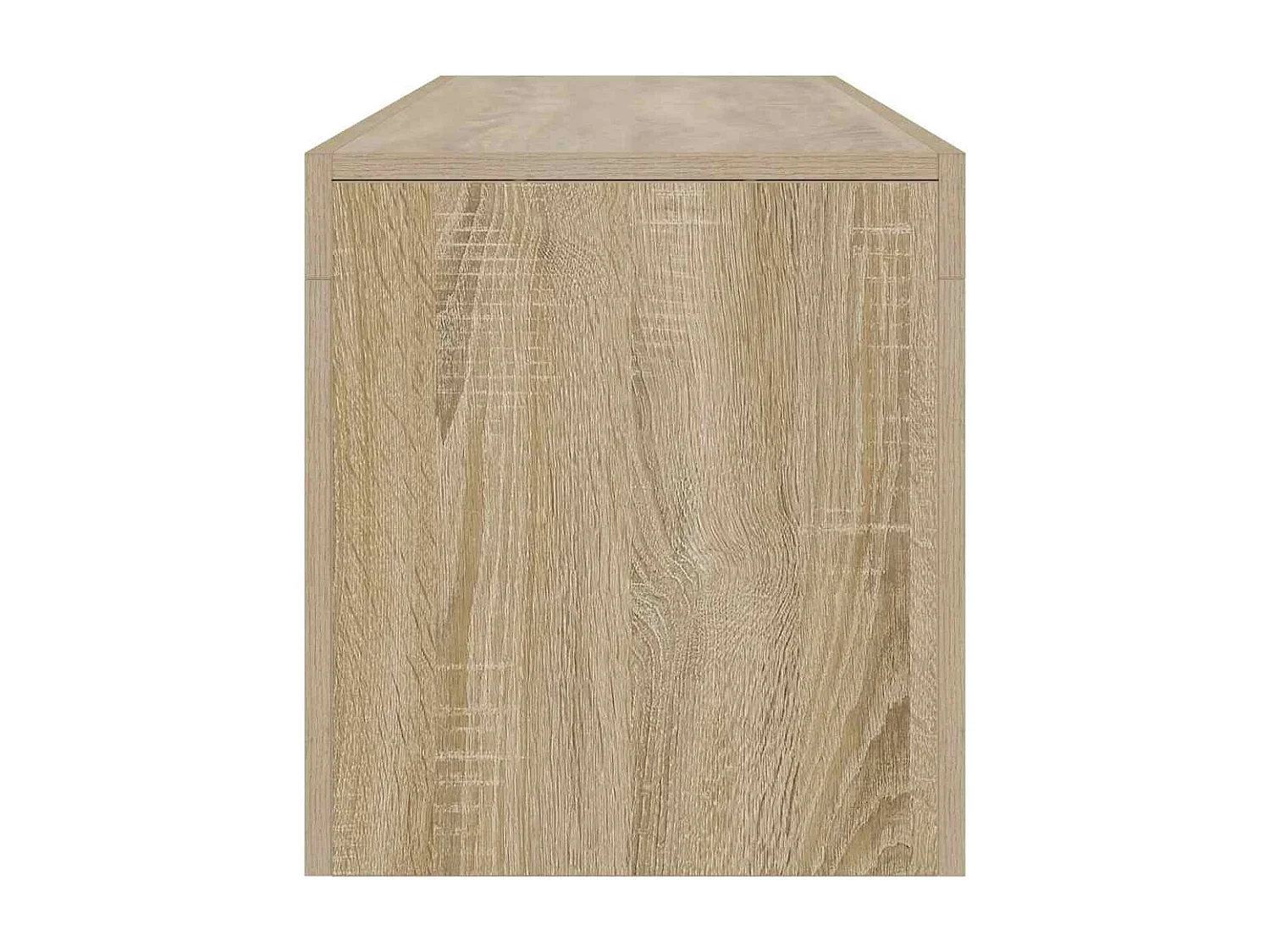 Tv-meubel LED-verlichting 140x36,5x40 cm sonoma eikenkleurig