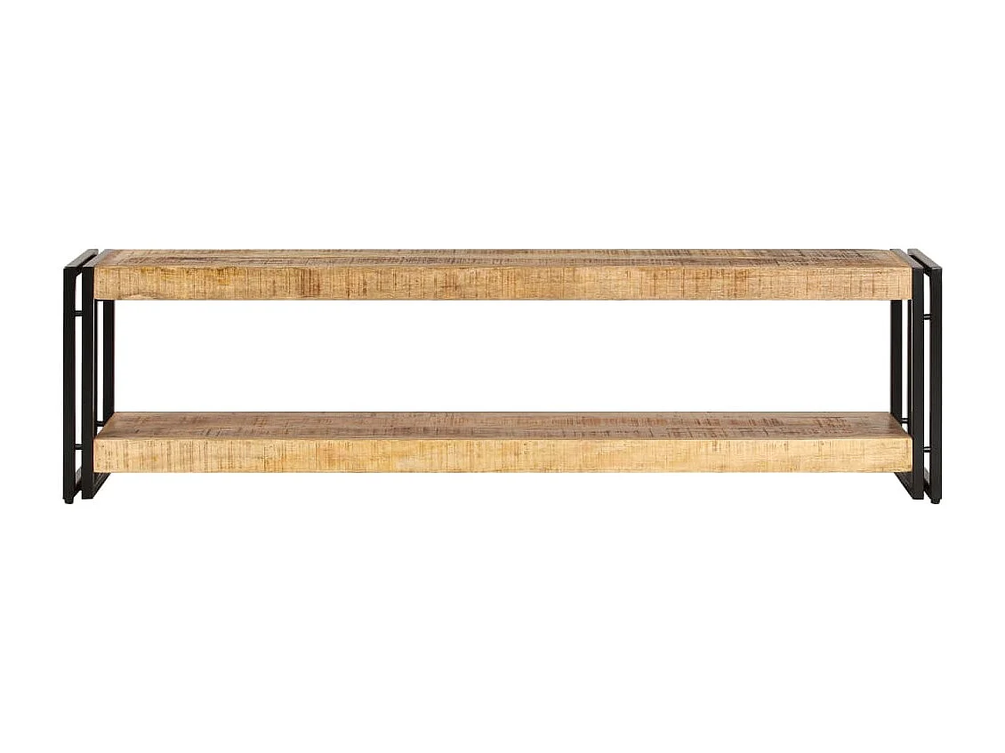 Mobile Porta TV 150x30x40 cm in Legno Massello di Mango