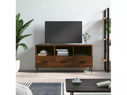 Kauf Unique TV-Schrank Braun Eichen-Optik 102x36x50 cm Holzwerkstoff