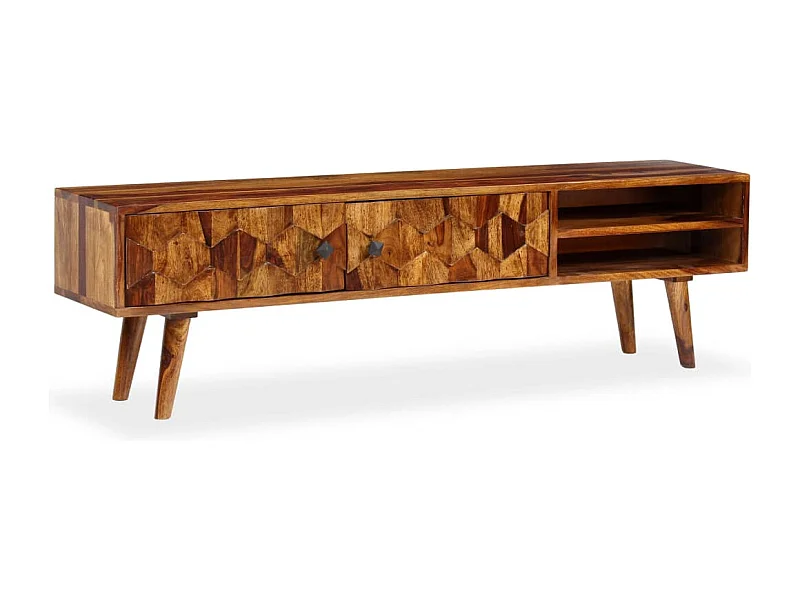 Tv-meubel 140x30x40 cm massief acaciahout