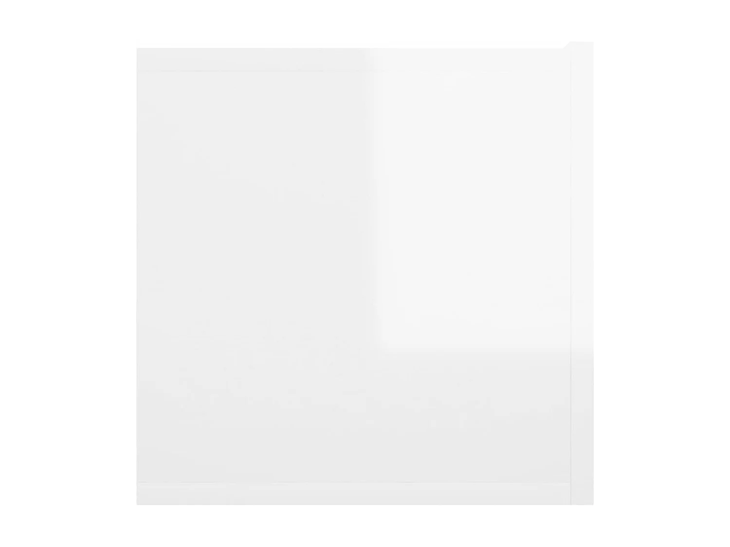 Meubles TV suspendus 2 pcs Blanc brillant 60x30x30 cm