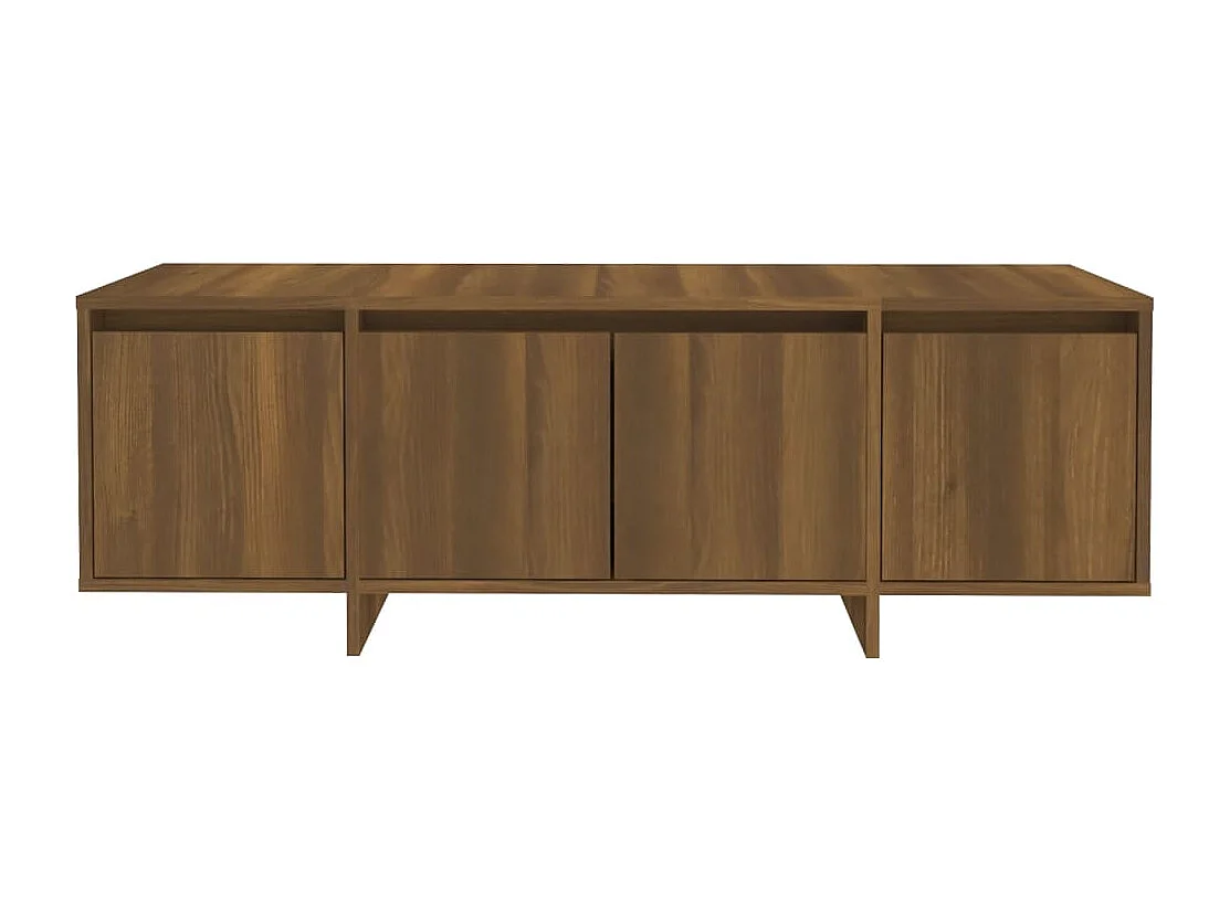 Mobile Porta TV Rovere Marrone 120x30x40,5 cm in Truciolato