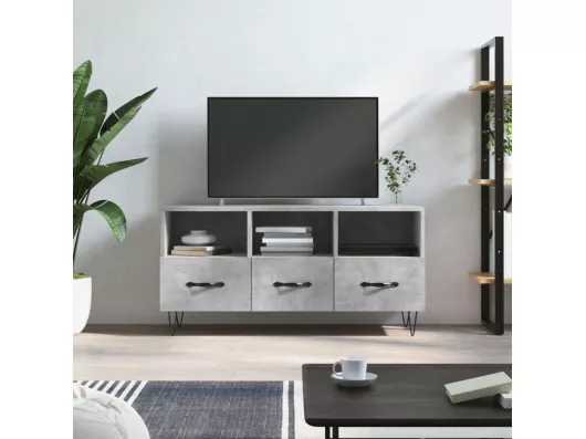 Kauf Unique TV-Schrank Betongrau 102x36x50 cm Holzwerkstoff