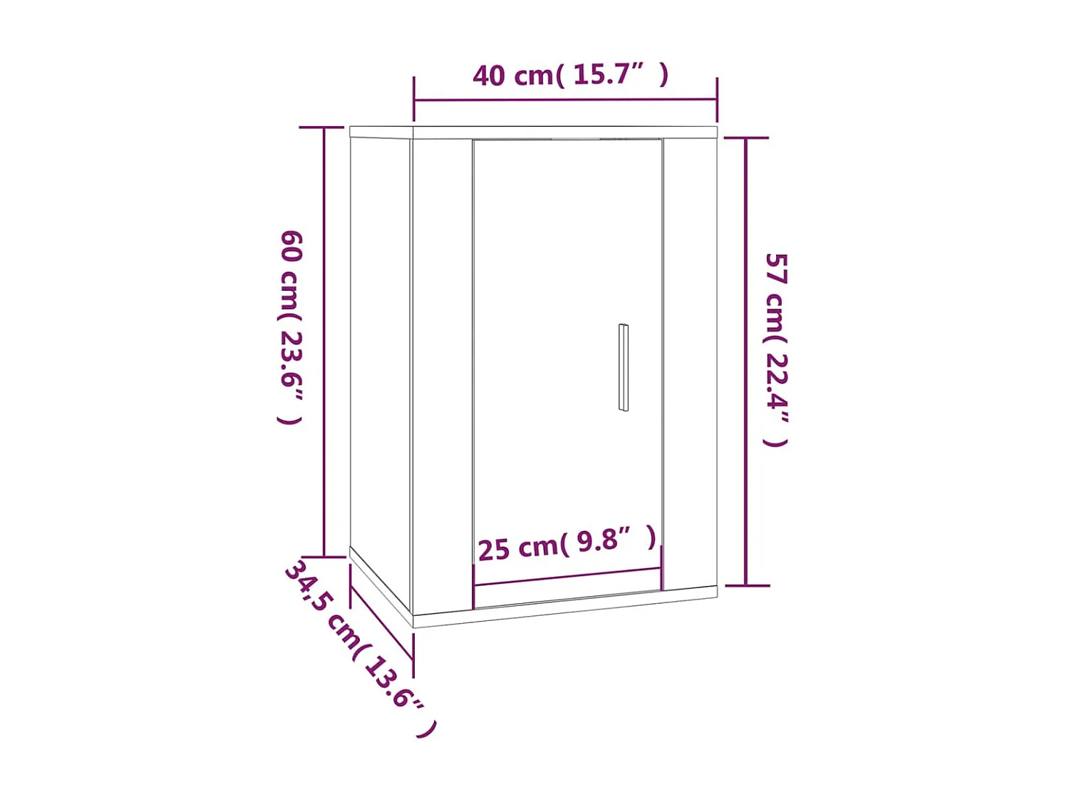 Ensemble de meubles TV 2 pcs Chêne fumé Bois d'ingénierie