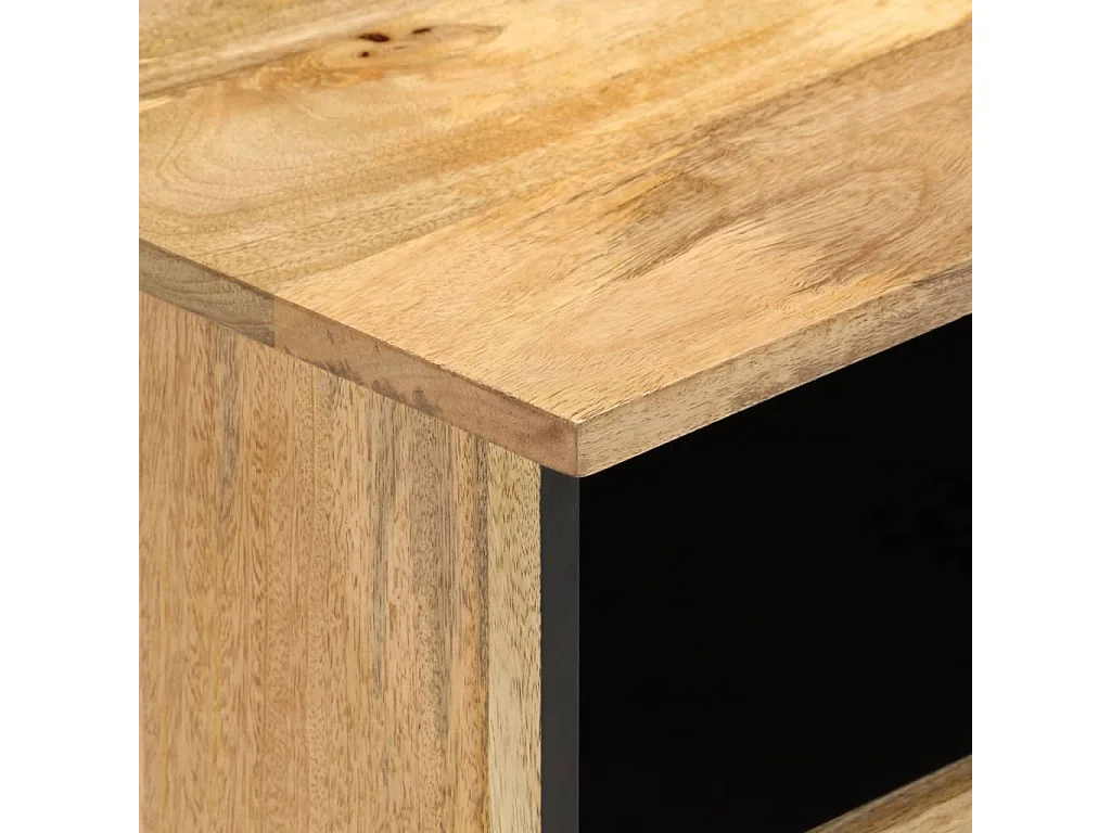 TV-Schrank 100x33x46 cm Massivholz Mango