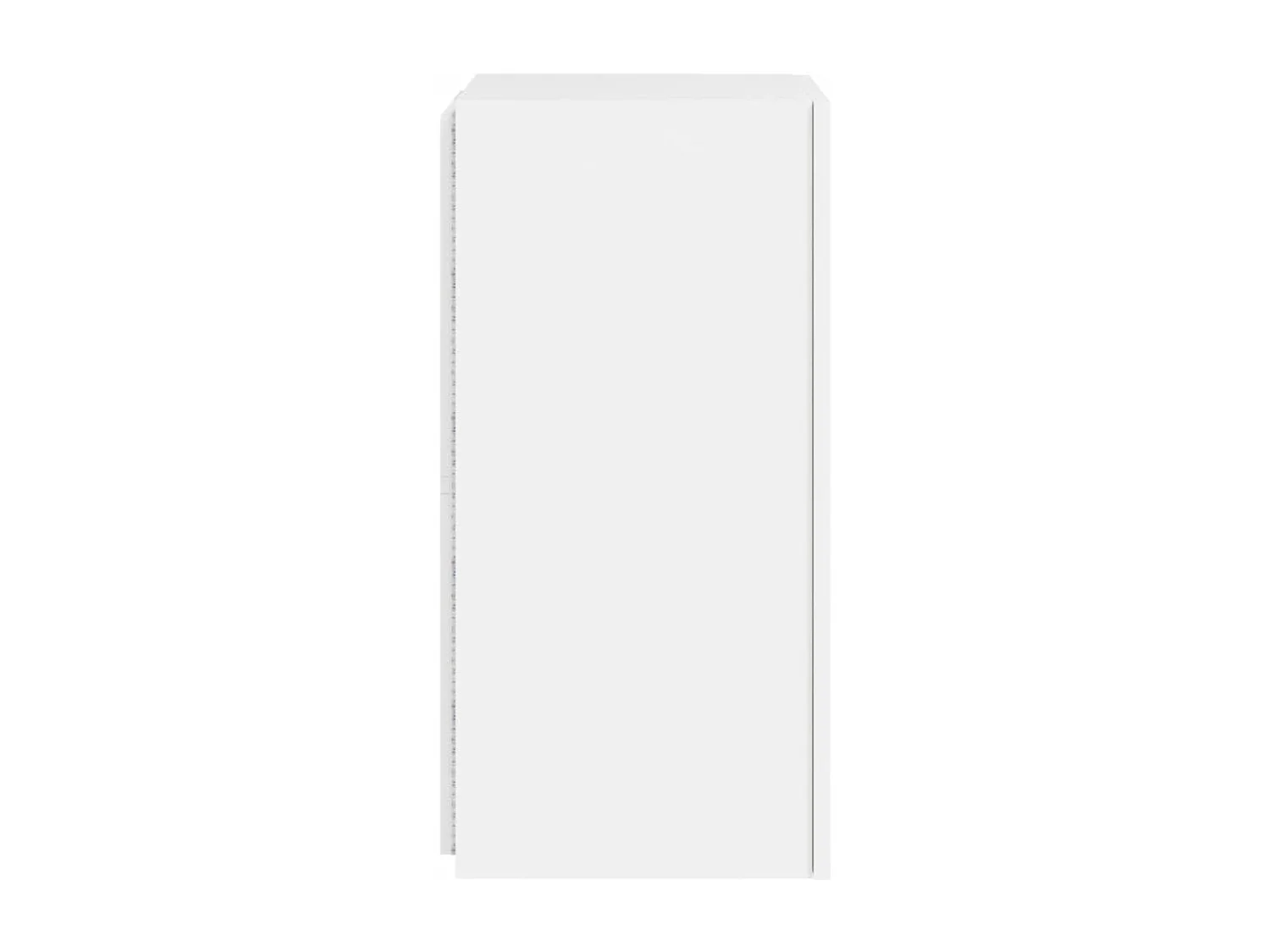 Meubles TV muraux avec lumières LED 2 pcs blanc 30,5x35x70 cm
