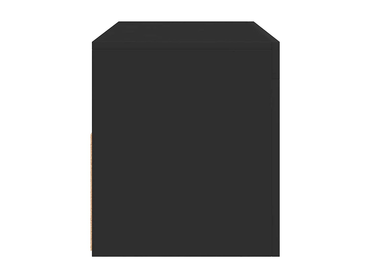 TV-Schrank mit LED-Beleuchtung Schwarz 90x35x40 cm