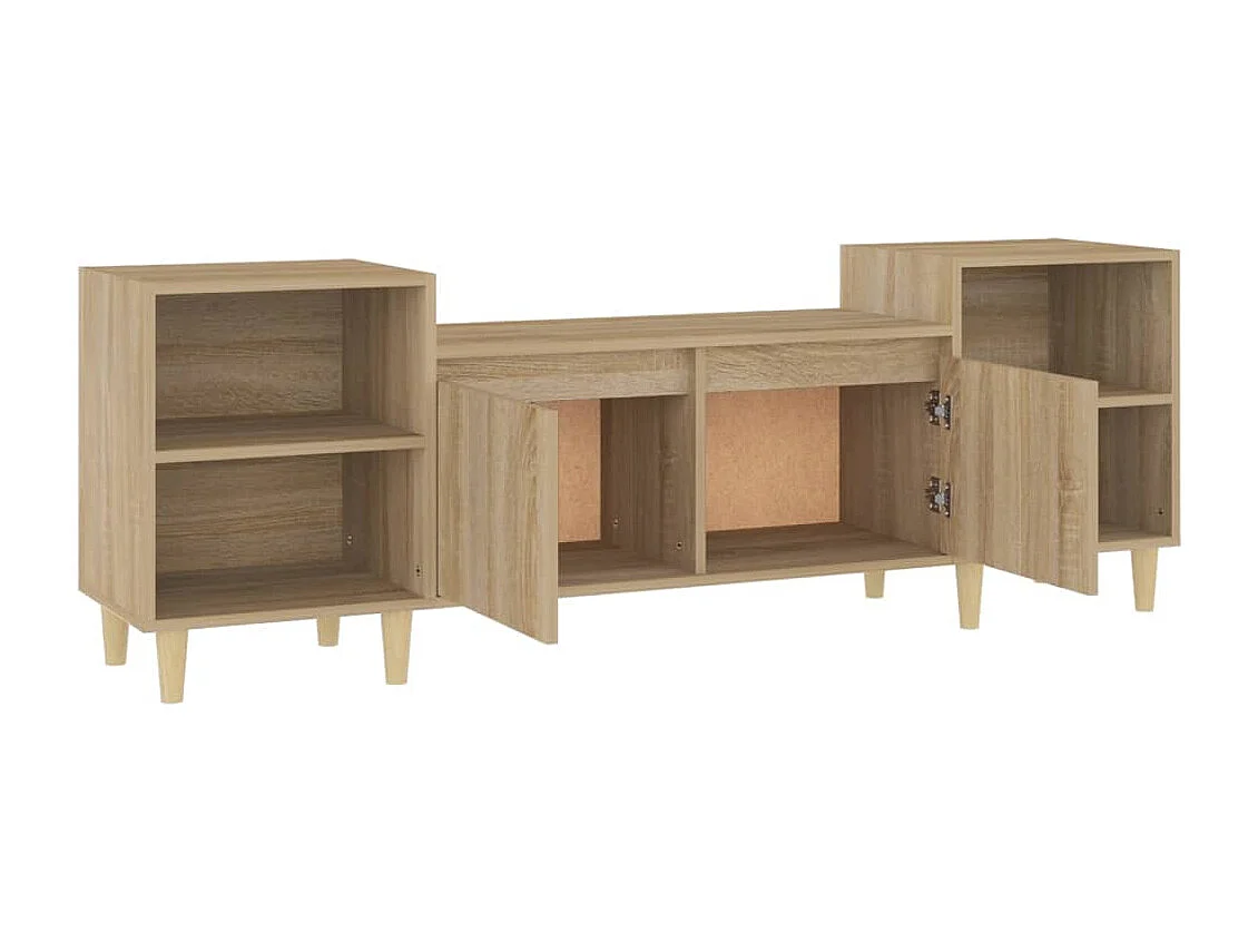 Mobile Porta TV Rovere Sonoma 160x35x55 cm Legno Multistrato