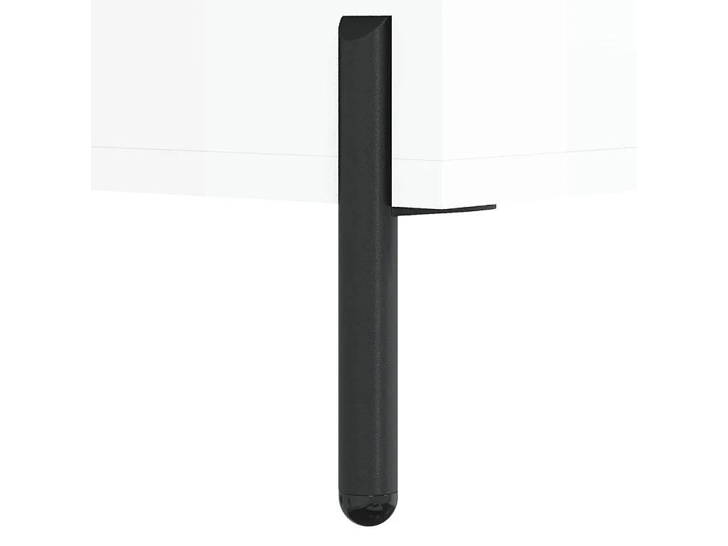 Meuble TV Blanc brillant 102x36x50 cm Bois d'ingénierie