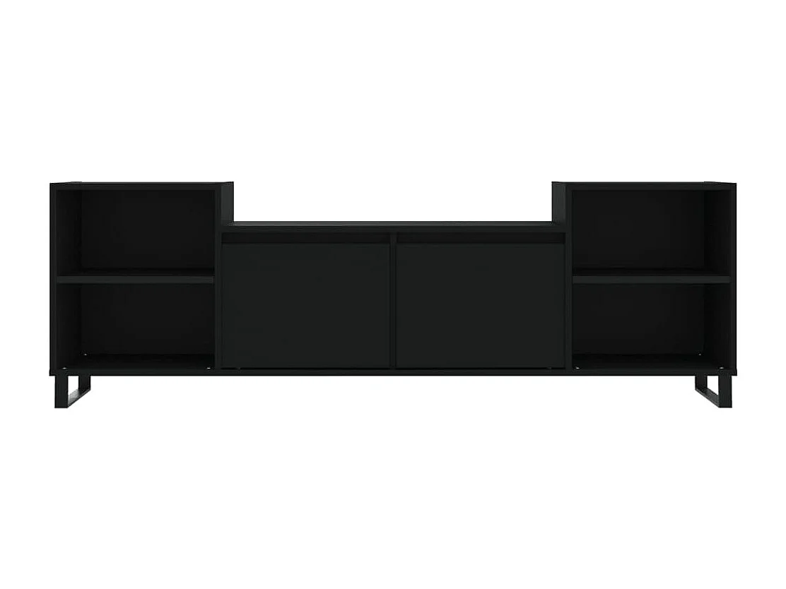 TV-Schrank Schwarz 160x35x55 cm Holzwerkstoff