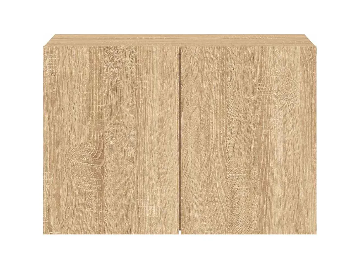 Meuble TV mural chêne sonoma 60x30x41 cm