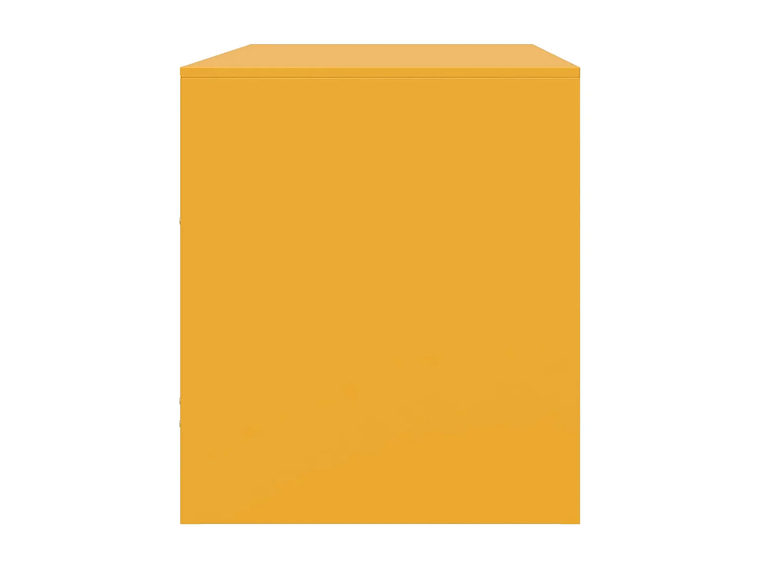 Muebles para TV 2 unidades acero amarillo mostaza 67x39x44 cm