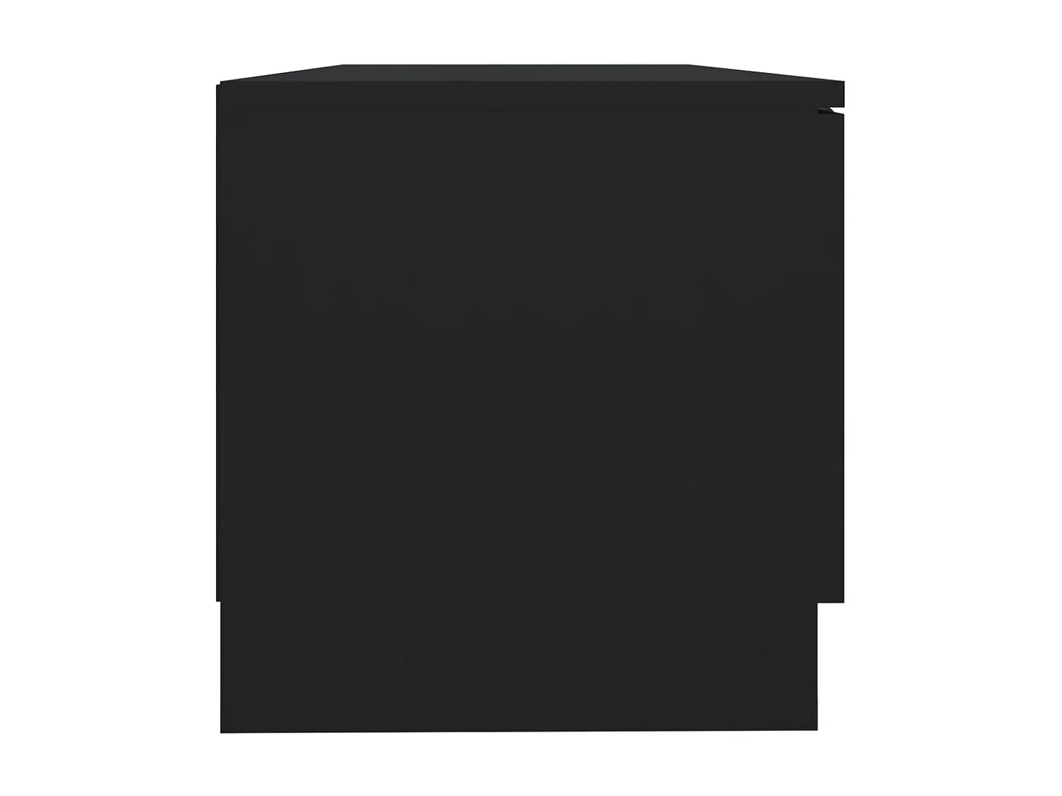 TV-Schrank Schwarz 80x35x36,5 cm Holzwerkstoff