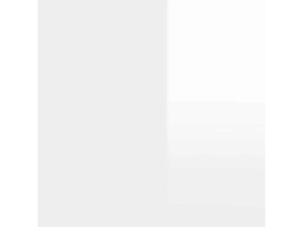 Mobile Porta TV Bianco Lucido 140x40x35,5 cm Legno Multistrato