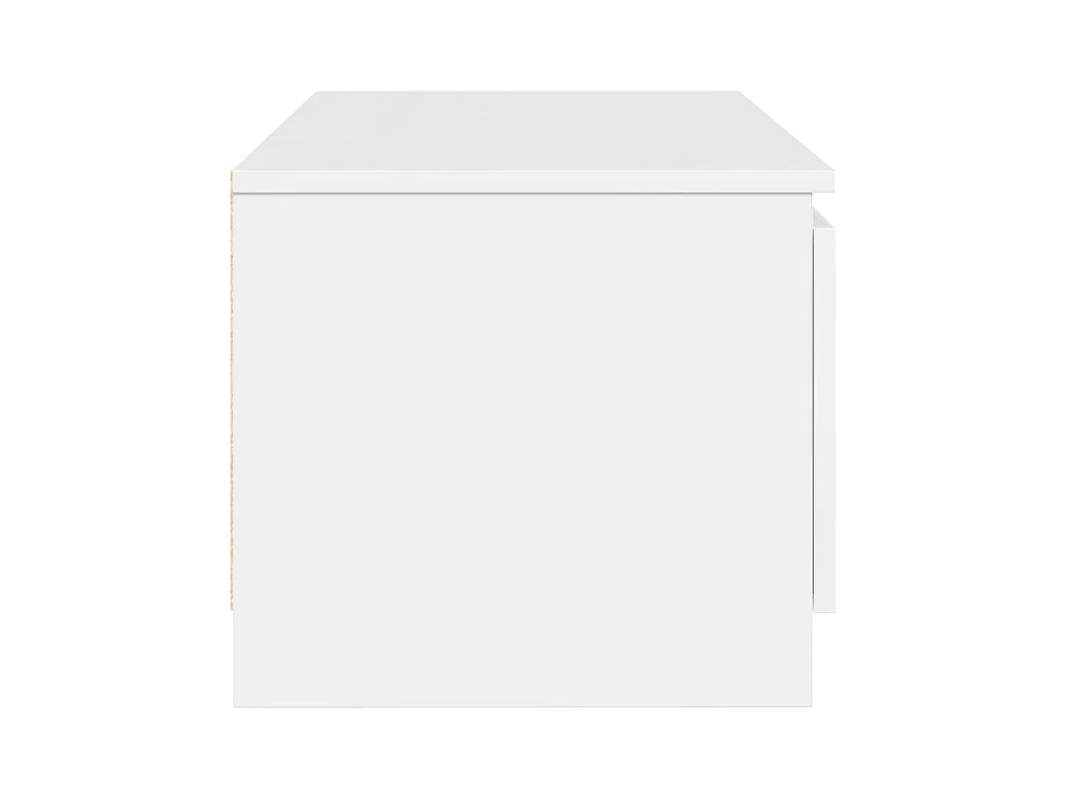 TV-Schrank Hochglanz-Weiß 140x40x35,5 cm Holzwerkstoff