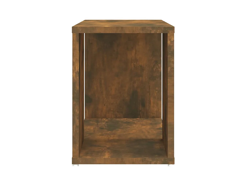 Meuble TV Chêne fumé 60x24x32 cm Bois d'ingénierie